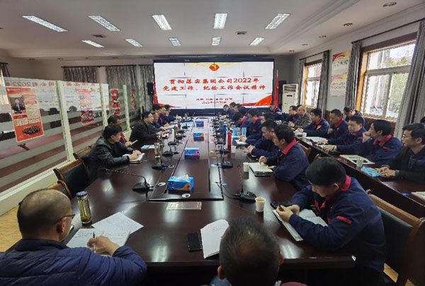 公司召開會(huì)議傳達(dá)集團(tuán)公司黨建工作、紀(jì)檢工作會(huì)議精神