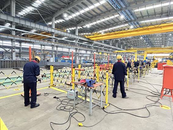 公司舉辦電焊工、電工技術(shù)比武
